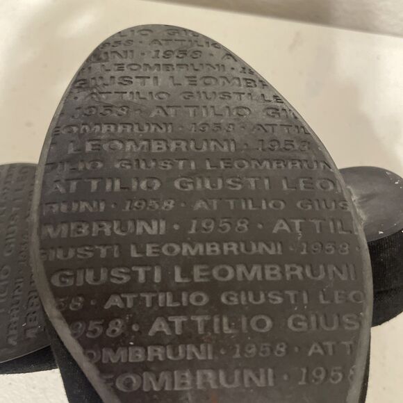 AGL Attilio Giusti Leombruni Ballet Flat Shoes Black/Nero Women’s Sz 6.5 - Picture 13 of 14